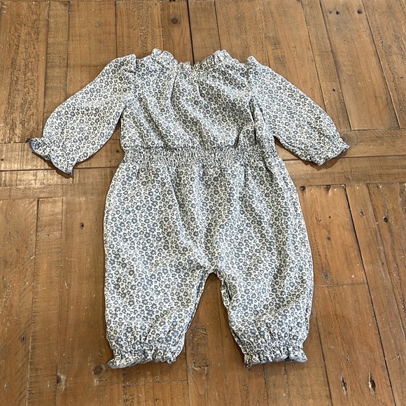 Mabel + honey blue ditzy floral romper - Picture 6 of 6